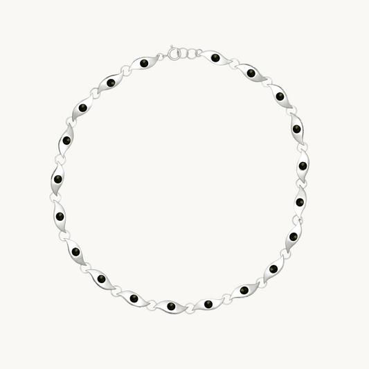 Sneaky Link Necklace - Onyx