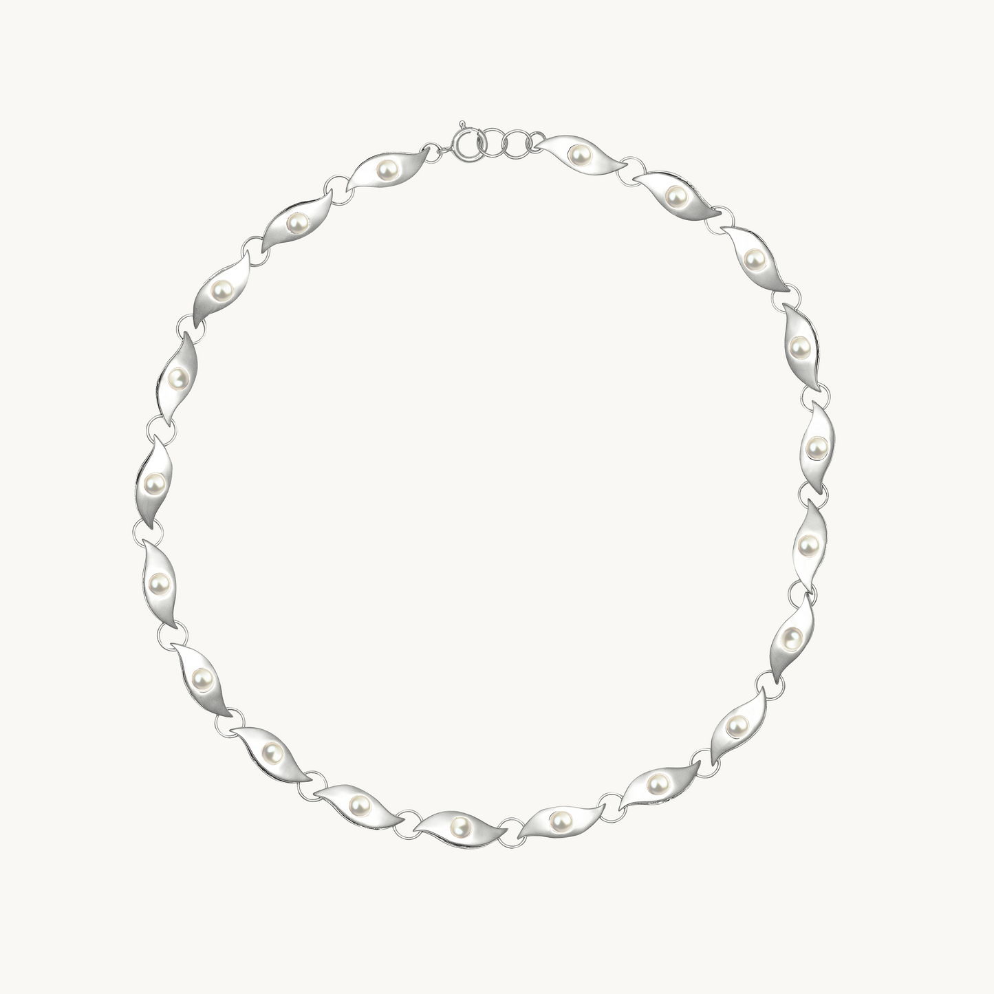 Sneaky Link Necklace - Pearl