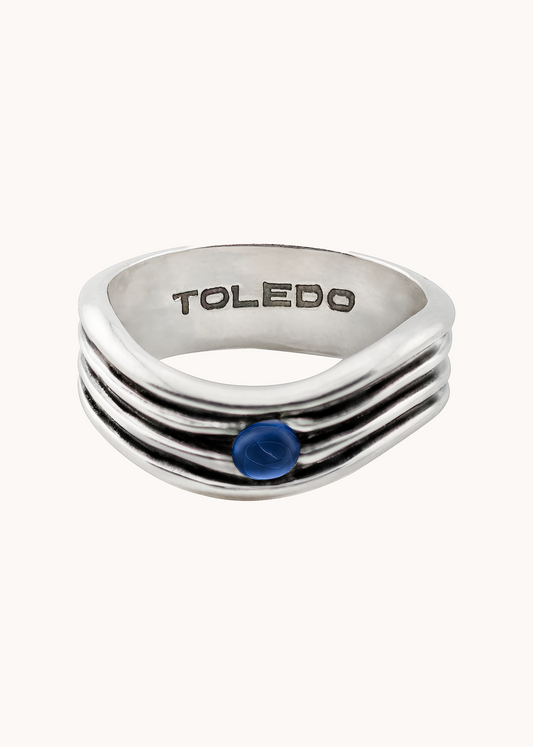 Twister Ring - Blue Sapphire