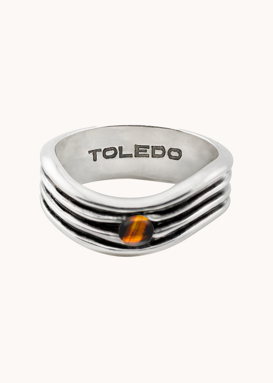 Twister Ring - Tiger Eye