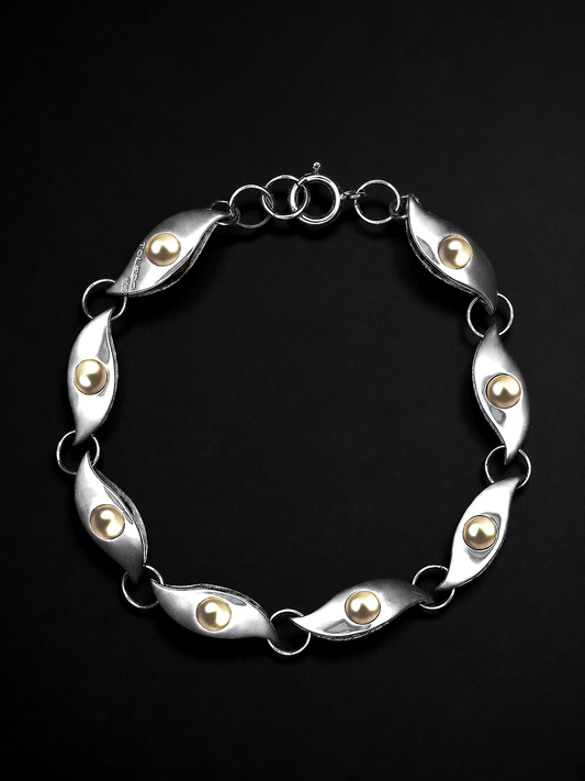 Sneaky Link Bracelet - Pearl
