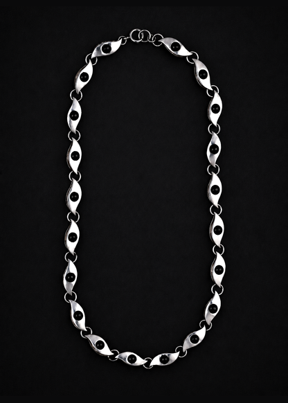 Sneaky Link Necklace - Onyx