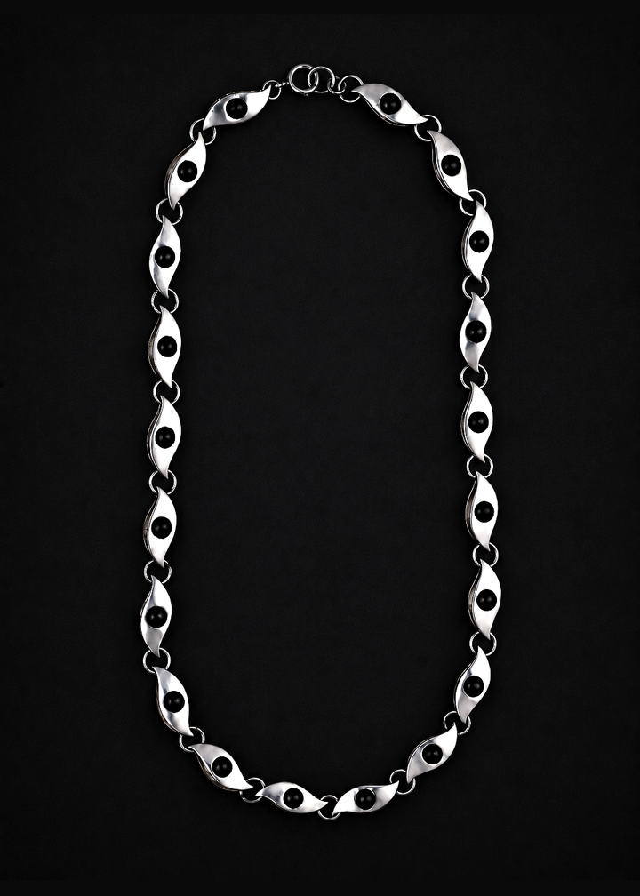 Sneaky Link Necklace - Onyx
