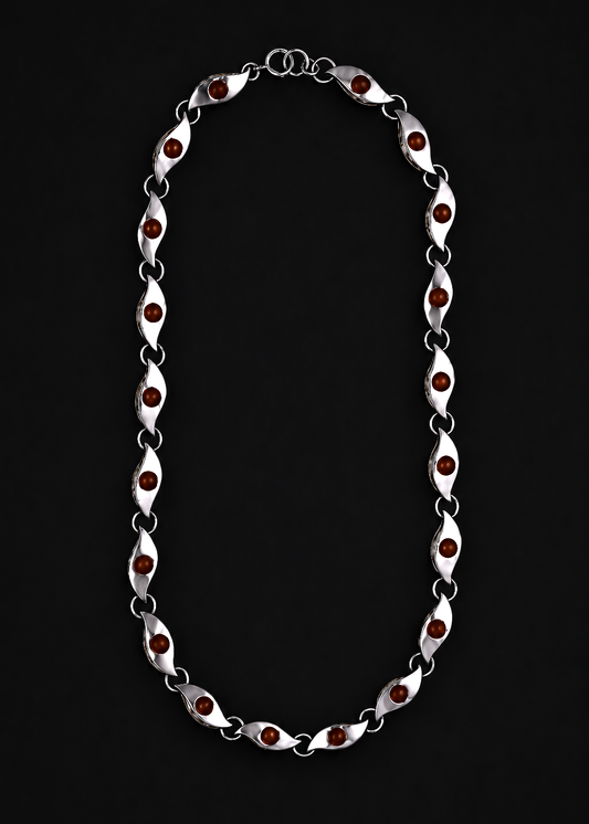 Sneaky Link Necklace - Carnelian