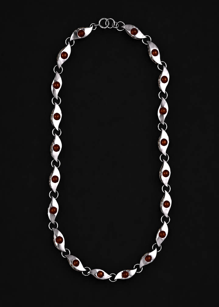 Sneaky Link Necklace - Carnelian