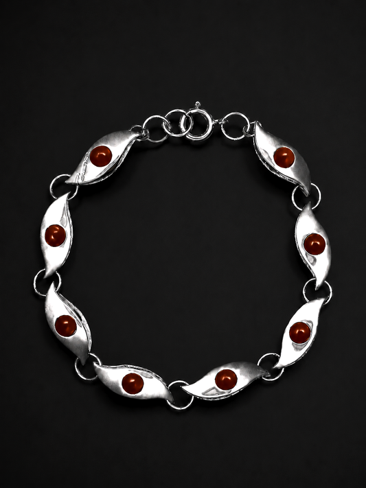 Sneaky Link Bracelet - Carnelian