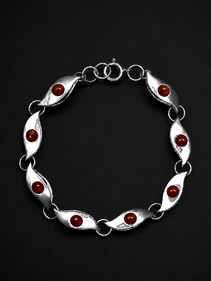 Sneaky Link Bracelet - Carnelian