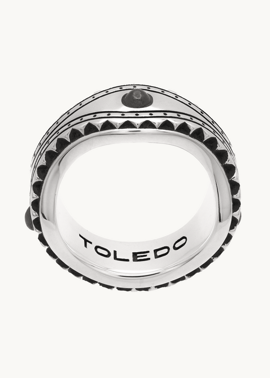 Wing Tip Ring - Onyx