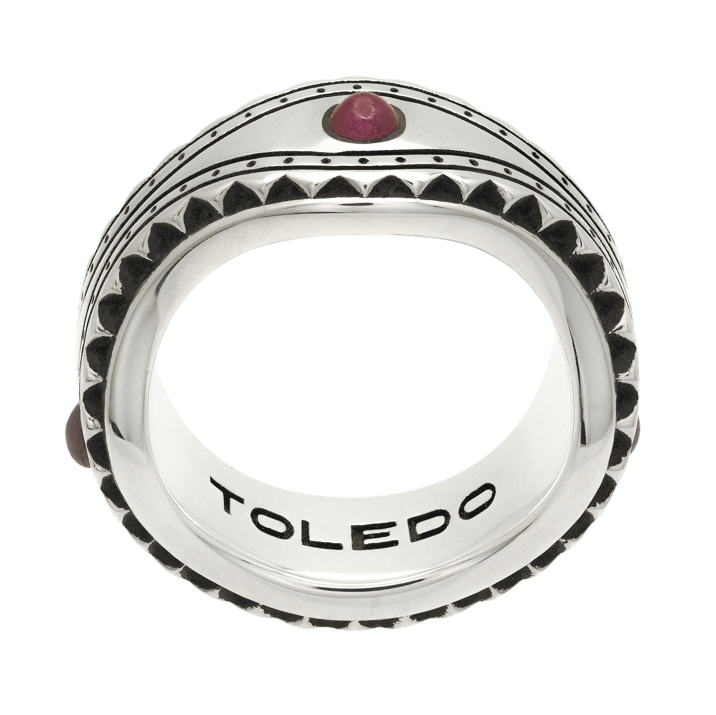 Wing Tip Ring - Ruby