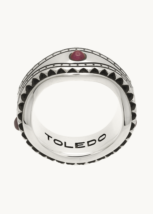 Wing Tip Ring - Ruby